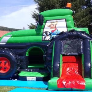 Hüpfburg Traktor